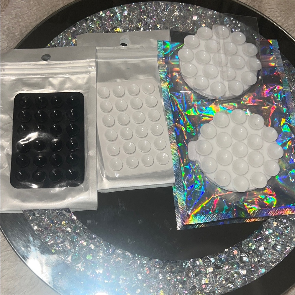 Phone sticky bubble holders all 4